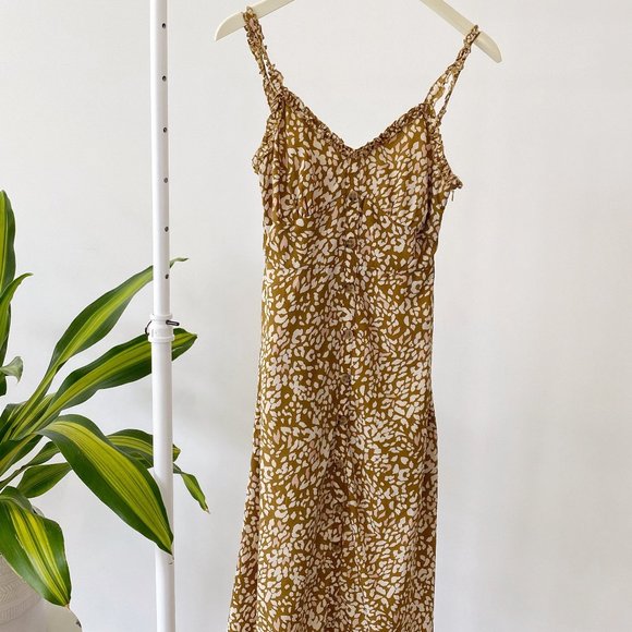 Leopard Midi Dress - Picture 1 of 8